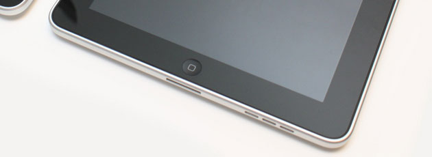 iPadのホームボタンの写真